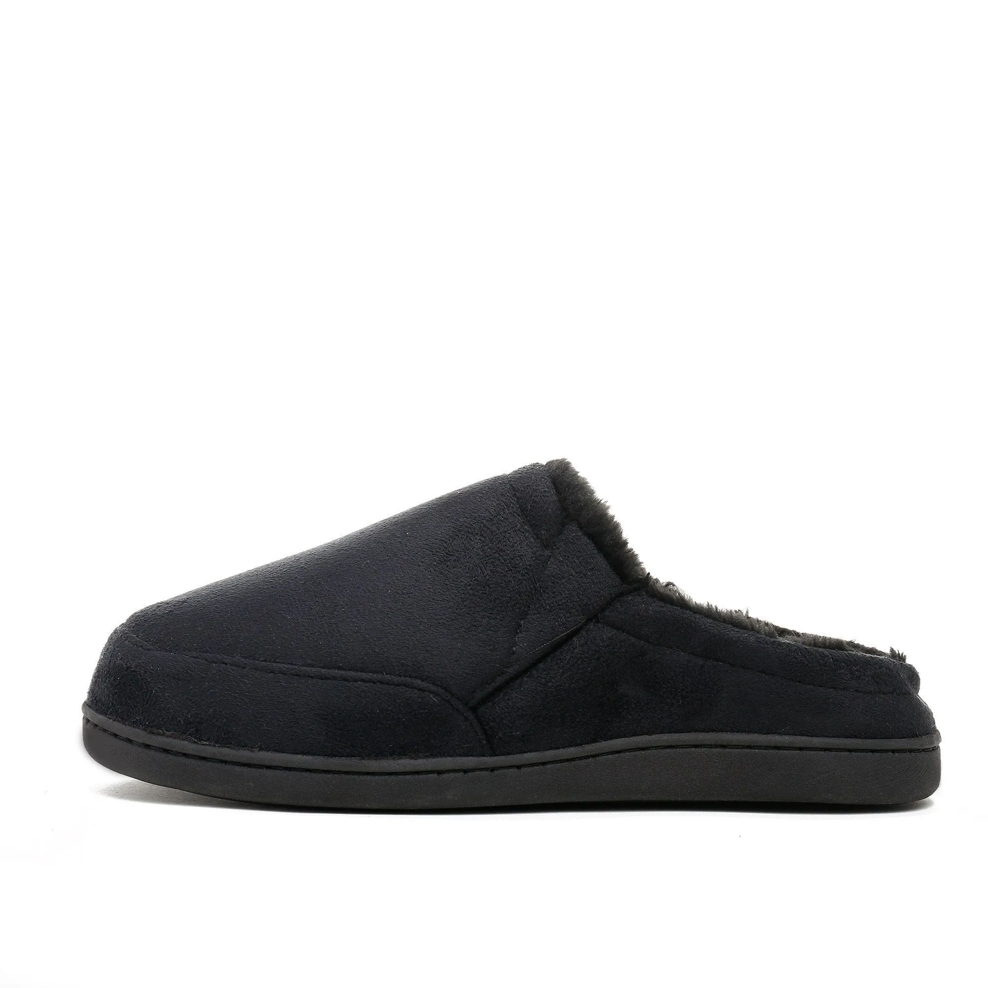 Men's Indoor Slip-On Clog Slipper - Black