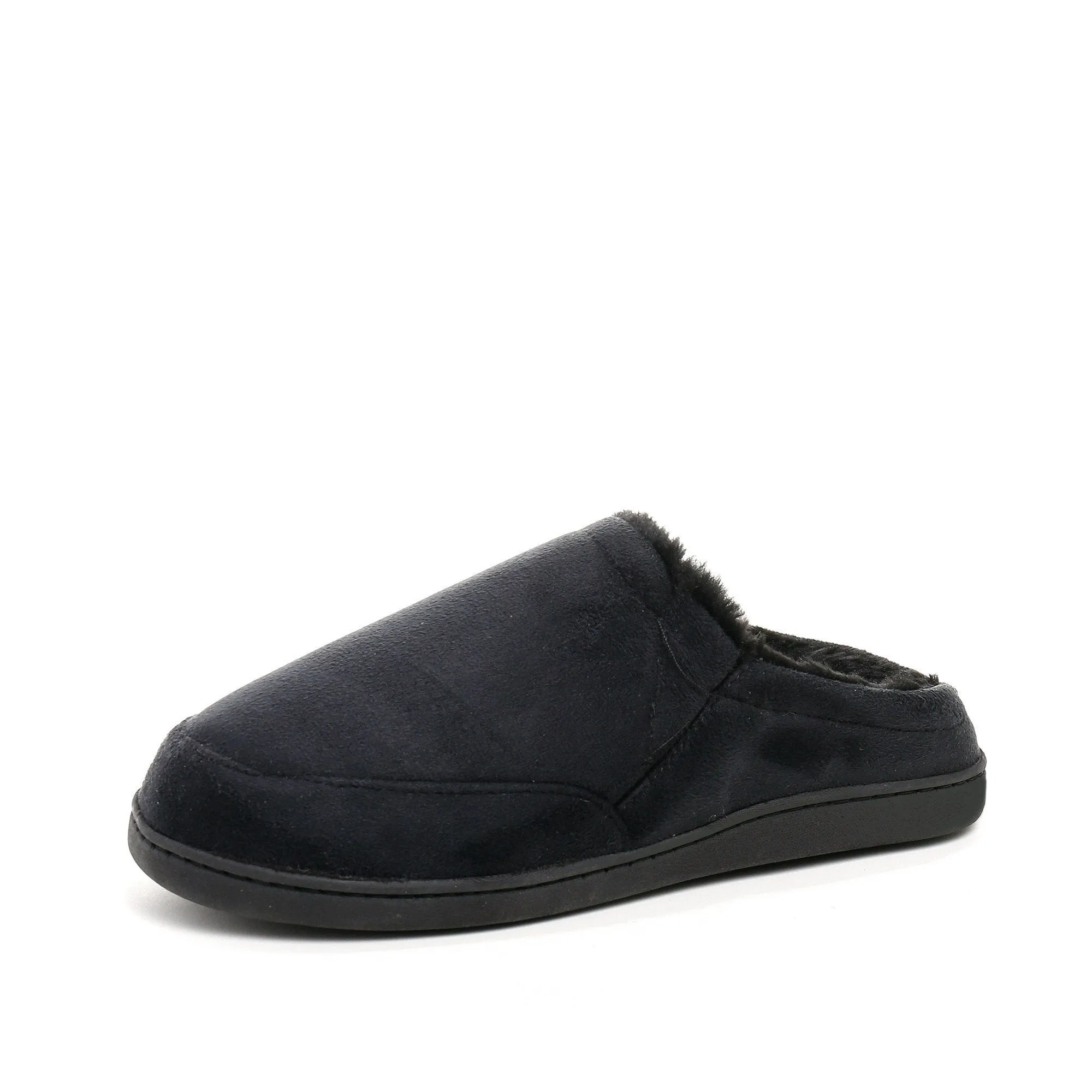 Men's Indoor Slip-On Clog Slipper - Black