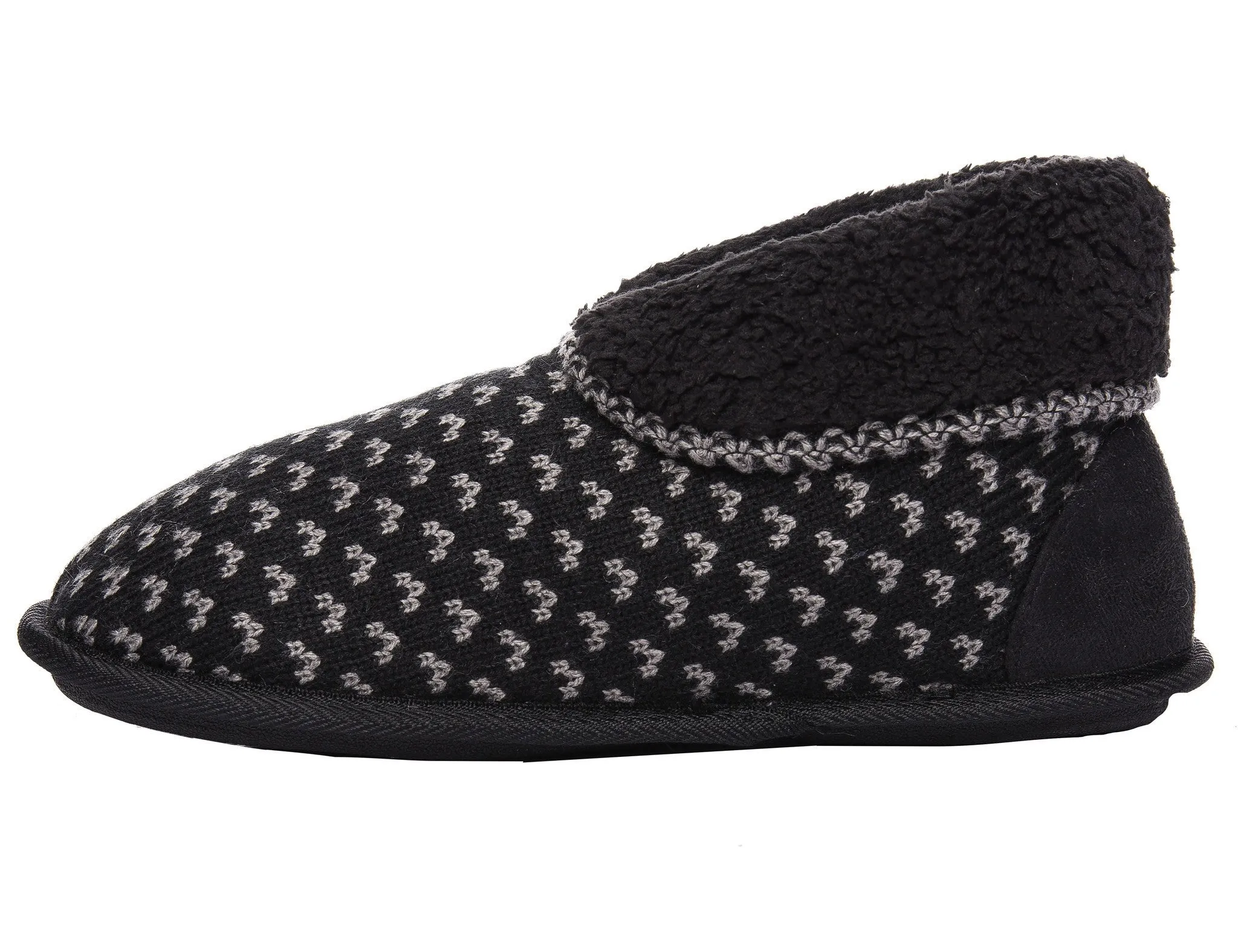 Men's Premium Knit Short Boot Slipper