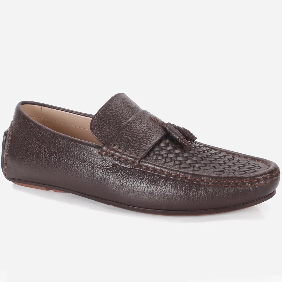 Men's "TAYLYER" Leather Slip On Moccasins Shoes