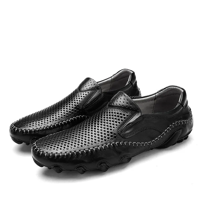 Men's Summer Style Mesh Flats Loafer Creepers Casual Shoes | K626