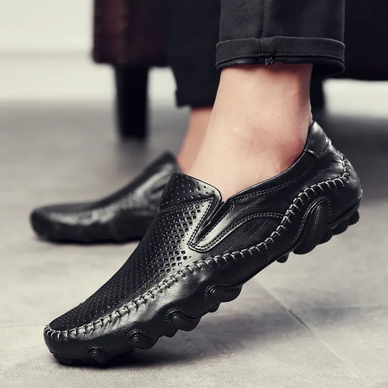 Men's Summer Style Mesh Flats Loafer Creepers Casual Shoes | K626