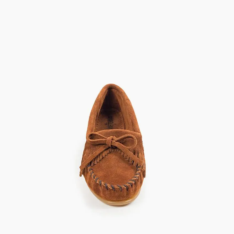 MINNETONKA 403 WOMEN'S KILTY SUEDE MOC