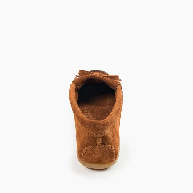 MINNETONKA 403 WOMEN'S KILTY SUEDE MOC