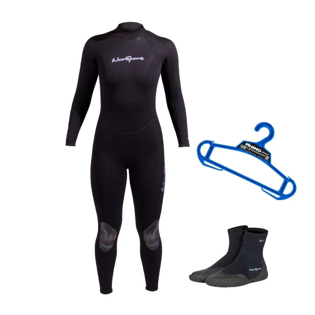 NeoSport 3mm Women's Full Wetsuit Package