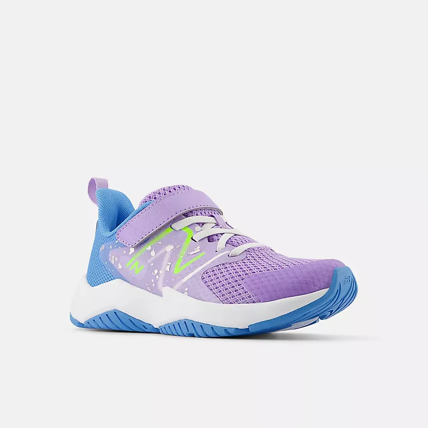 New Balance Lilac Glo Rave Run A/C Youth Sneaker