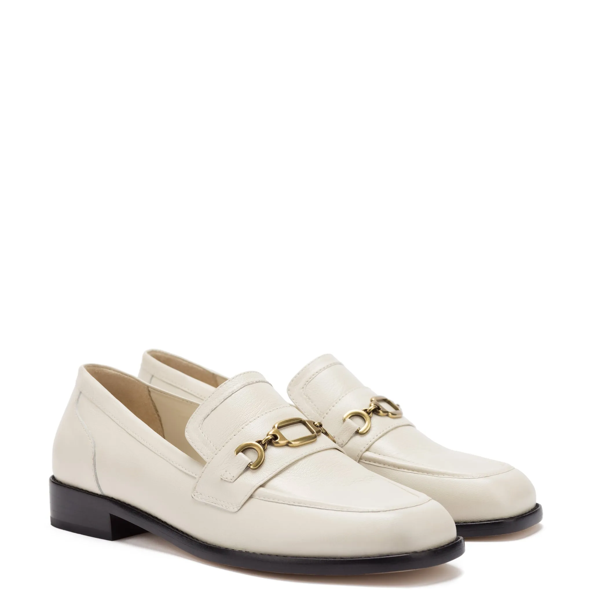 Patricia Loafer In Ivory Leather