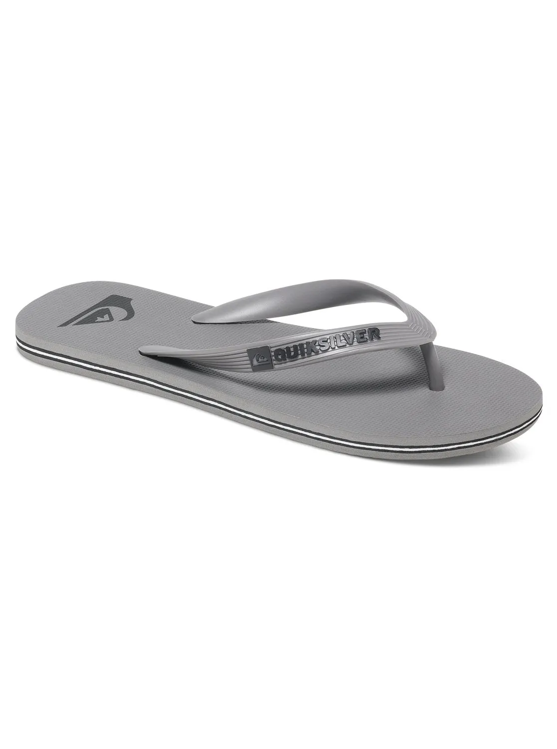 Quiksilver Men's Molokai Sandals Grey/Grey/Grey 9