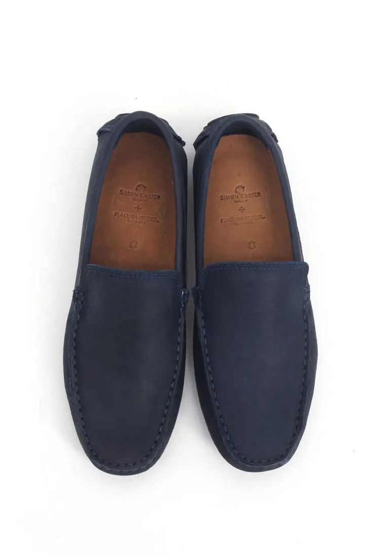 Rad Russel   Simon Carter Moccasins - Navy