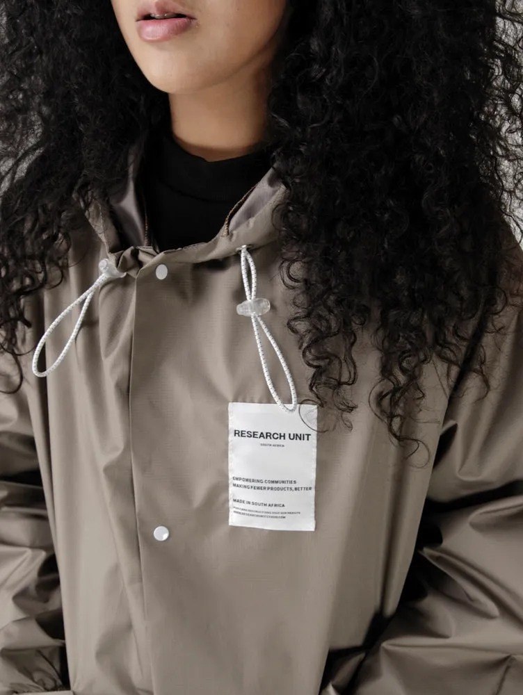 Ripstop Waterproof Raincoat (Stone)