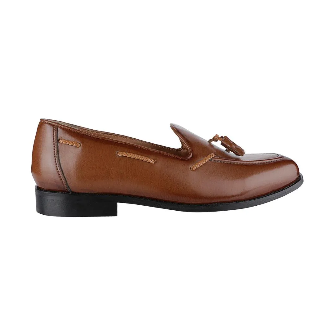 Rossa Classic Tan Tassel Loafers