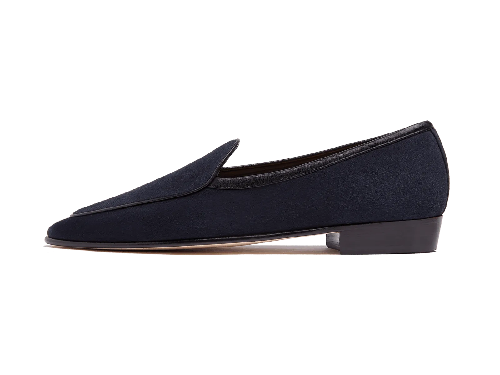 Sagan Classic Loafers in Midnight Navy Asteria Suede