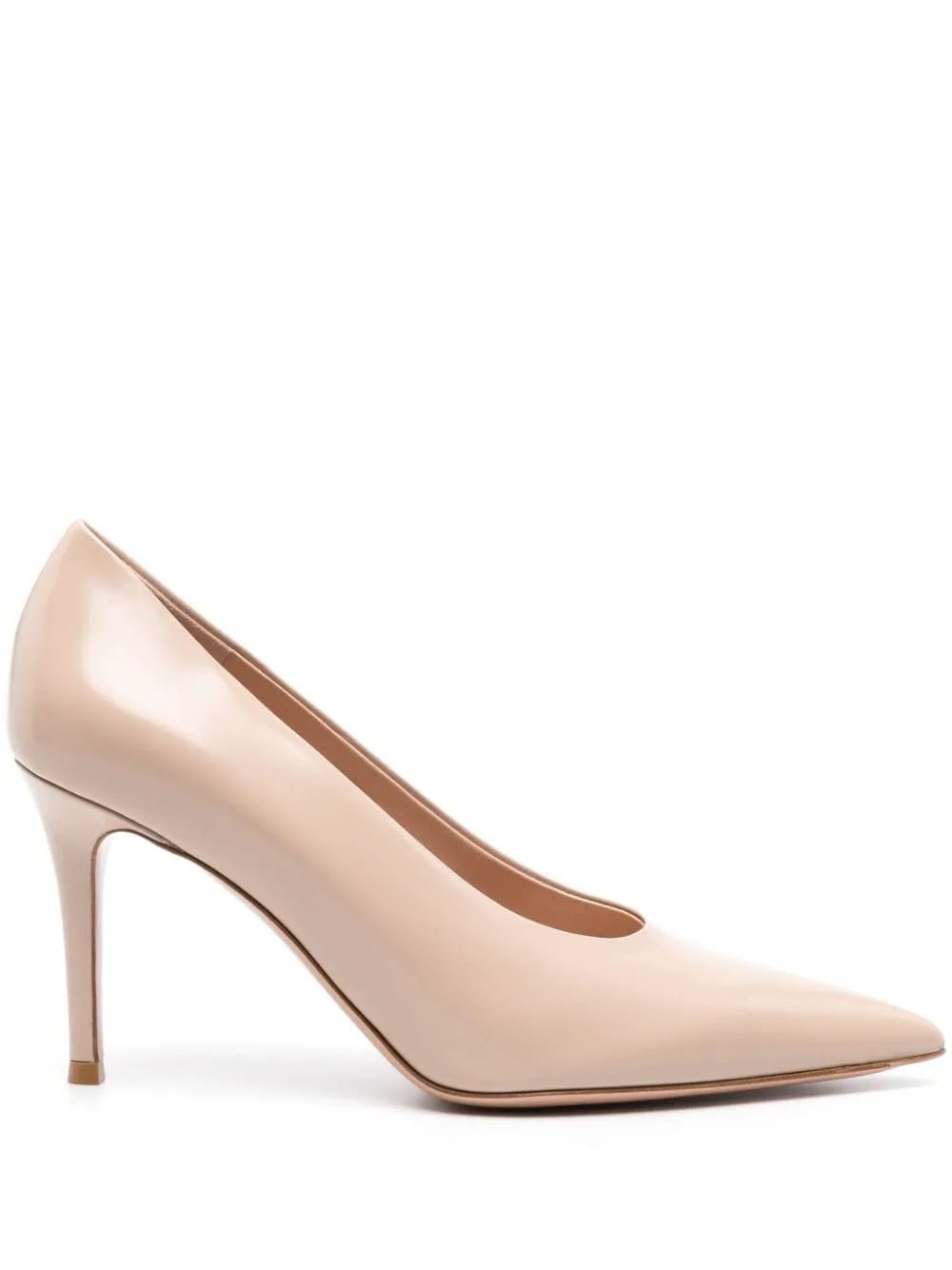 Sand Beige Pointed Toe Stiletto Heels