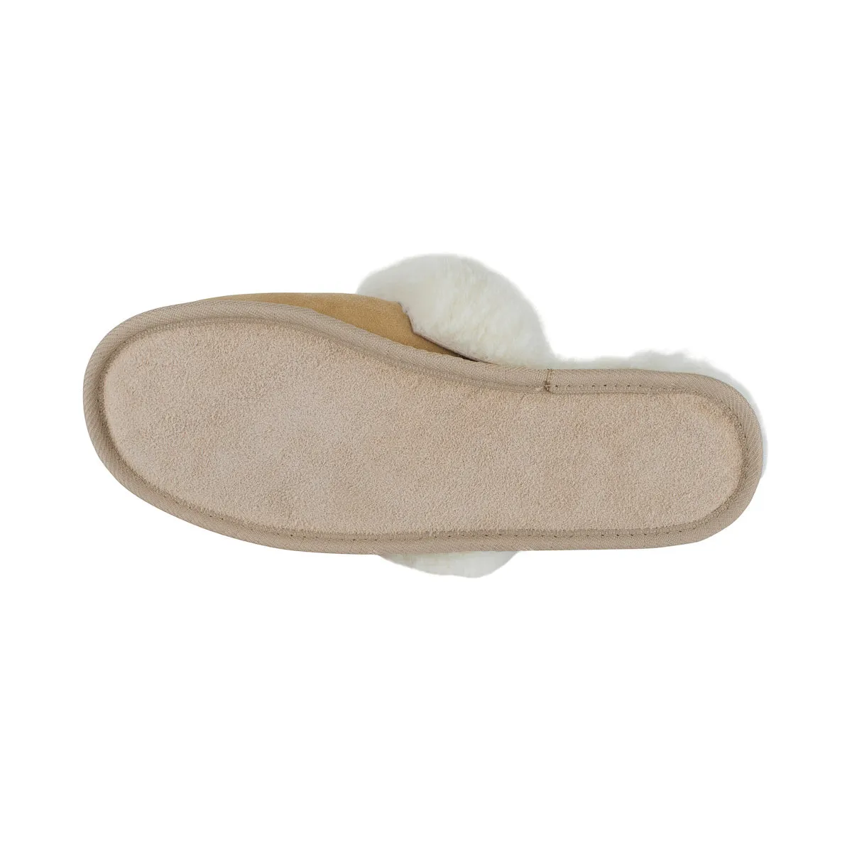 Sheepskin Scuffs: Rolled Collar Soft Sole