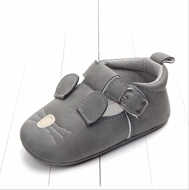 Spring and autumn cartoon matte leather soft bottom baby shoes  Kids Gift