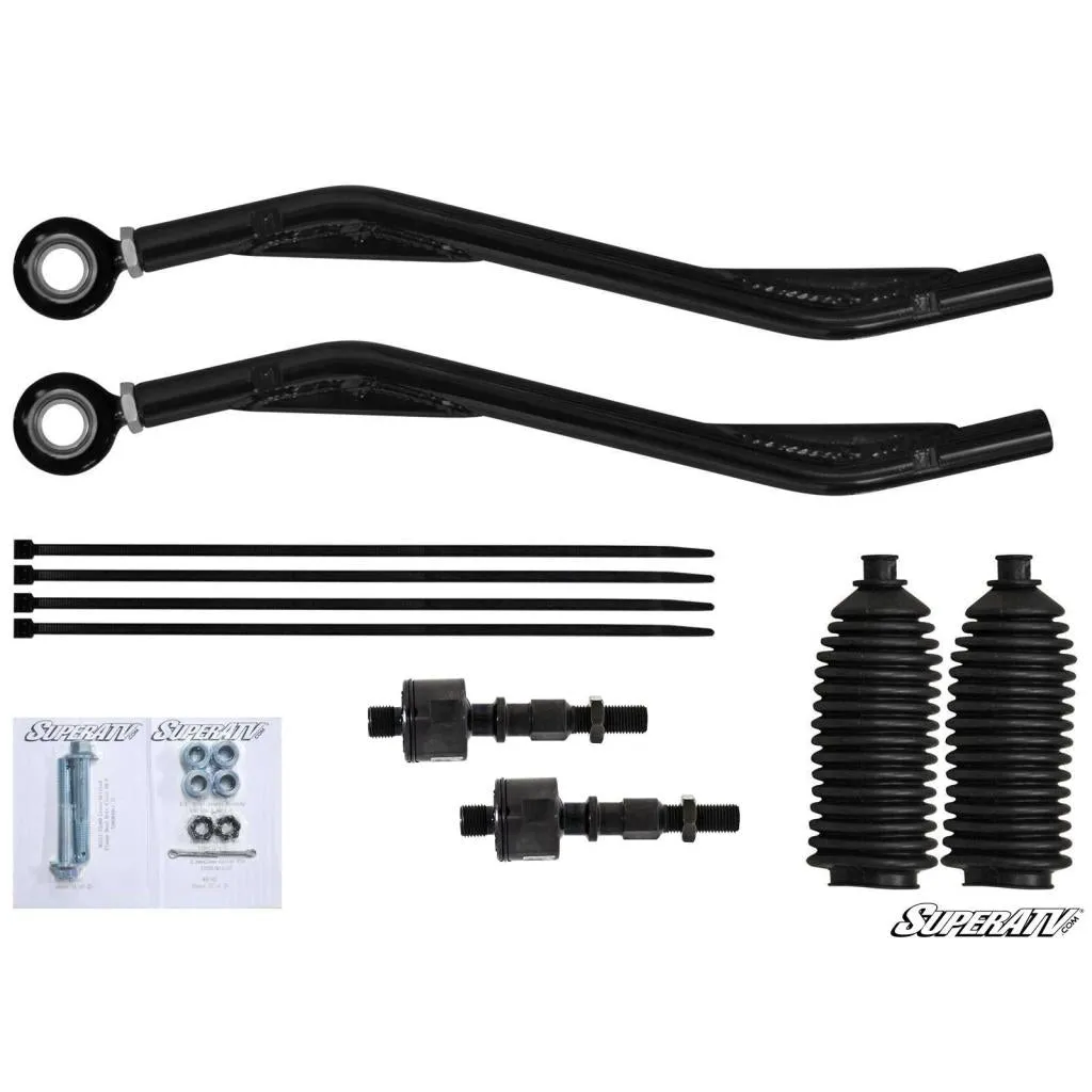 SuperATV Can-Am Maverick Z-Bend Tie Rod Kit - Replacement for SuperATV Lift Kits