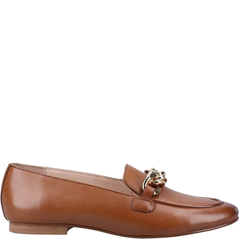 Tan Harper Chain Loafers