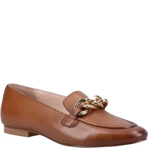 Tan Harper Chain Loafers