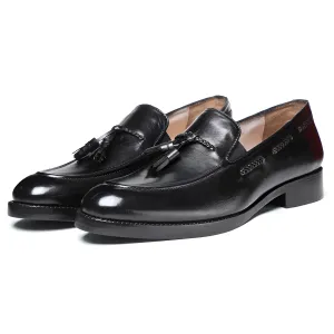 Tassel Loafers - Black