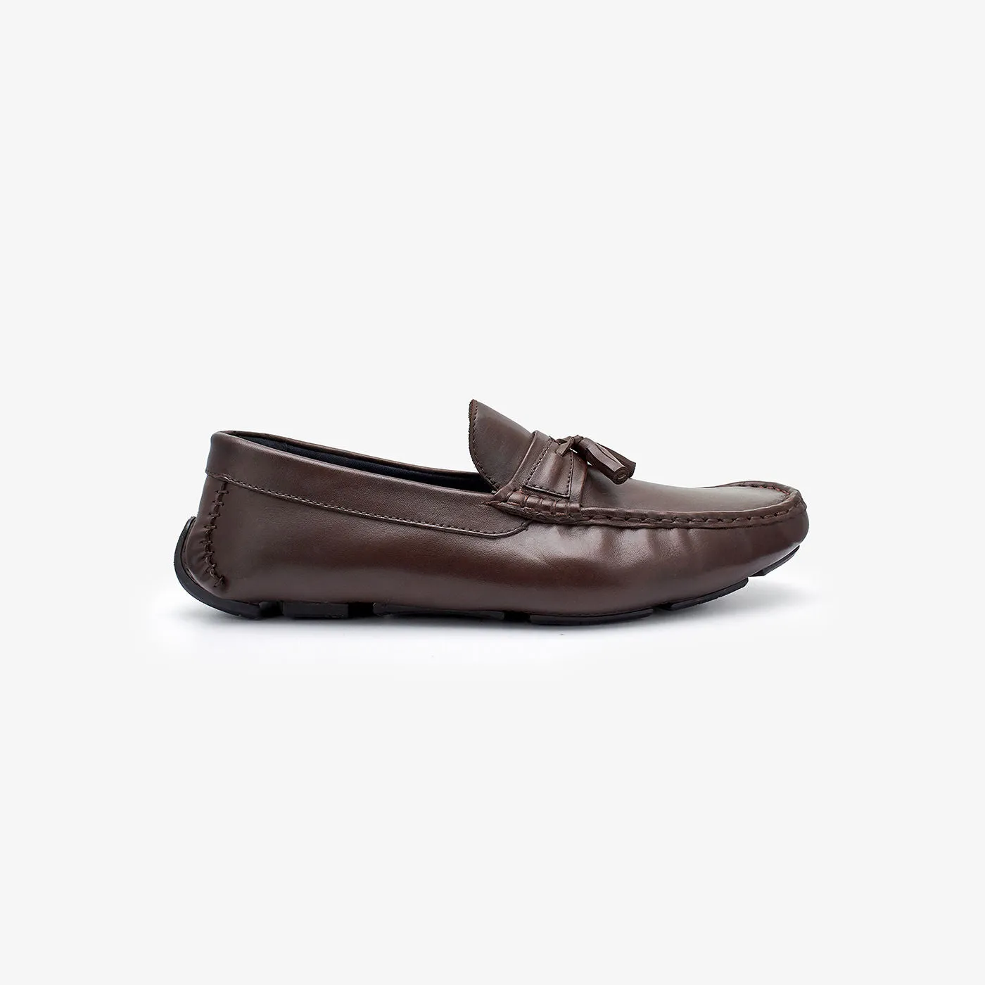 Tasseled  Leather Loafers