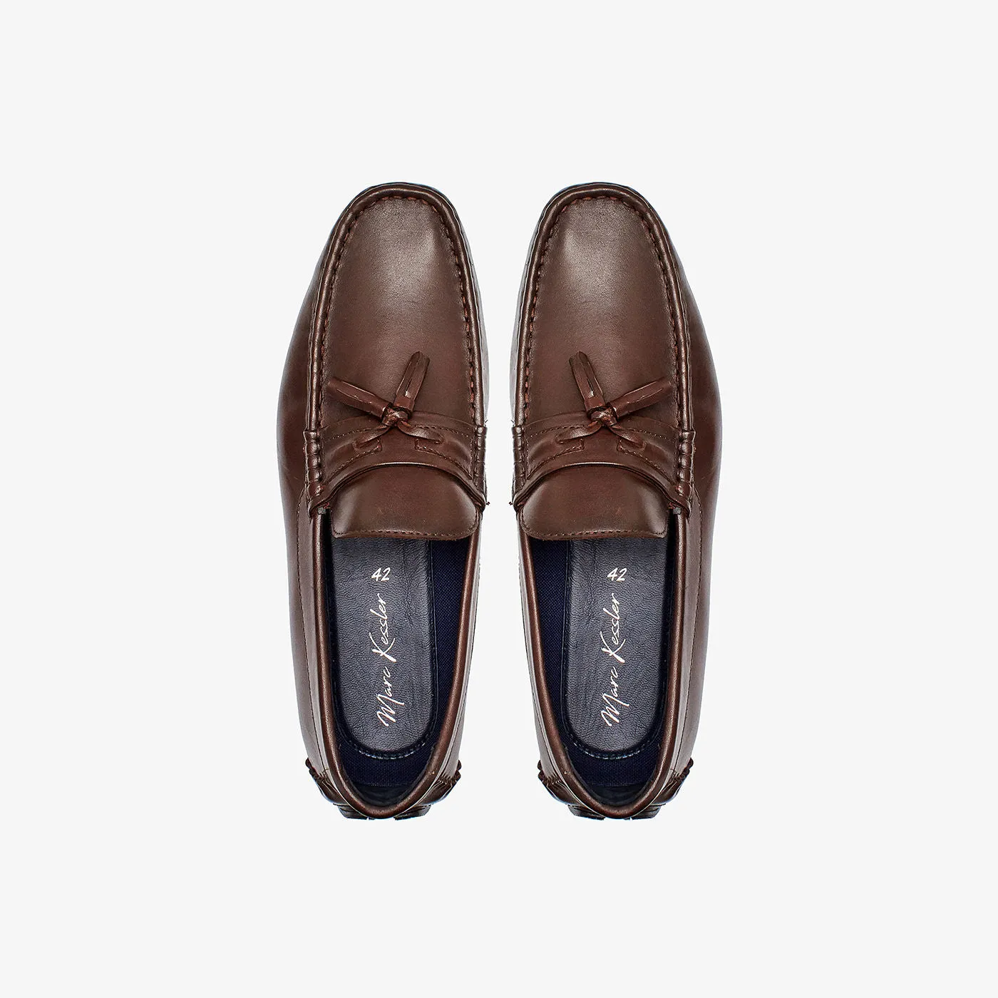 Tasseled  Leather Loafers