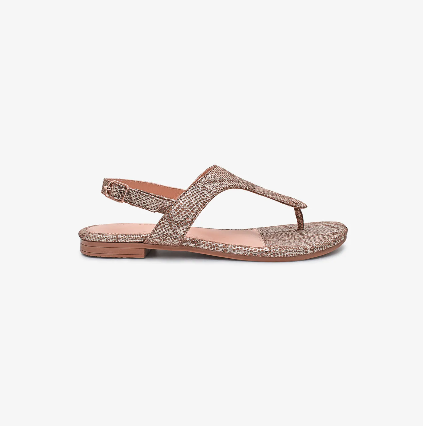 Textured Ladies Leather Sandals