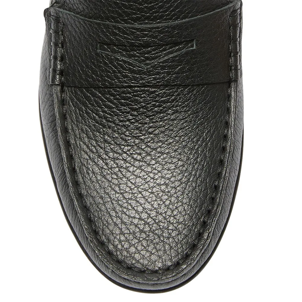 Travis Loafer in Black Leather