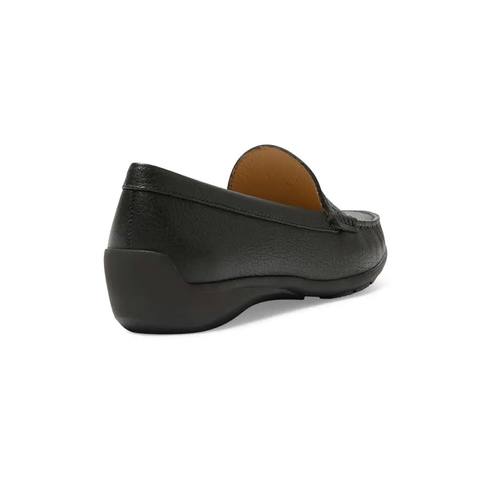 Travis Loafer in Black Leather