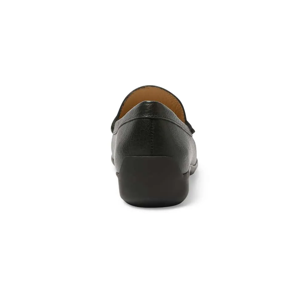 Travis Loafer in Black Leather