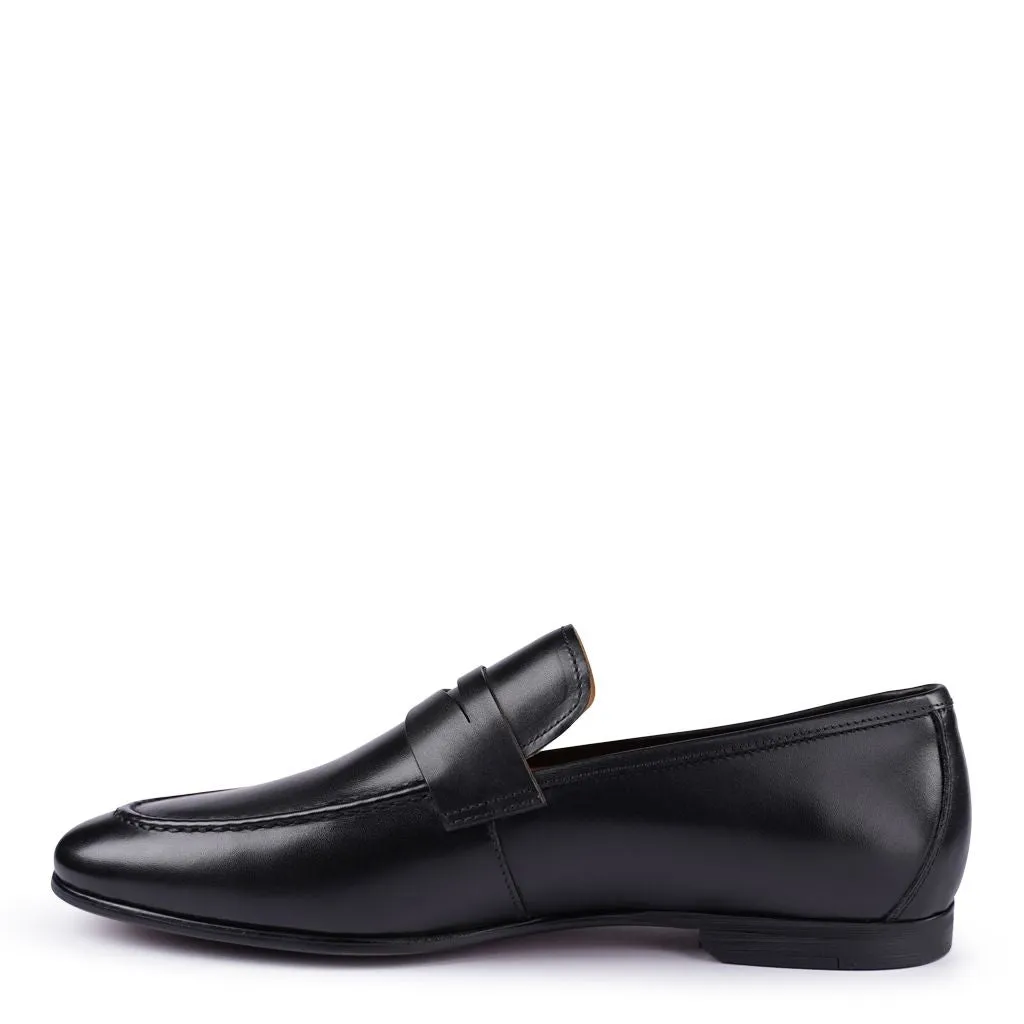 Trent Black Calf Loafers