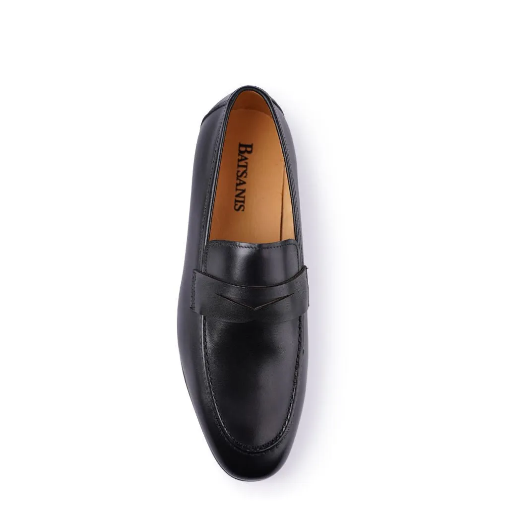 Trent Black Calf Loafers