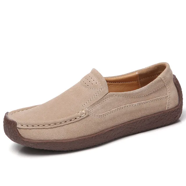 USS Shoes Hanna Women's Loafer Beige Shoes