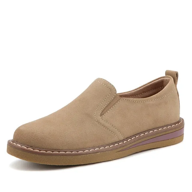 USS Shoes Hanna Women's Loafer Beige Shoes