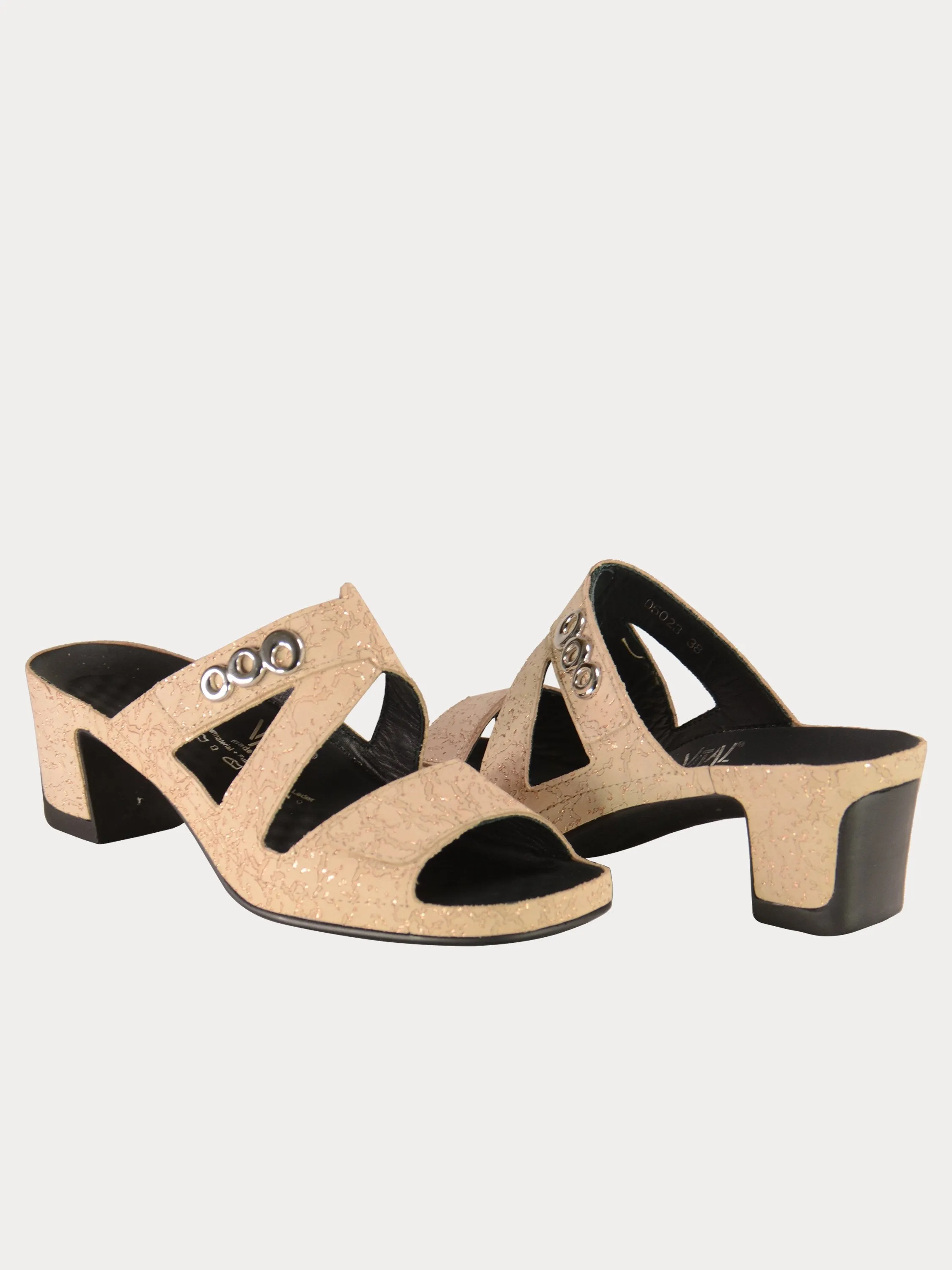 Vital Women's Suede Heeled Sandals