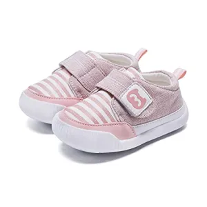 White Stripes Soft Non-Slip Sneakers Lightweight First Walker BMCiTYBM