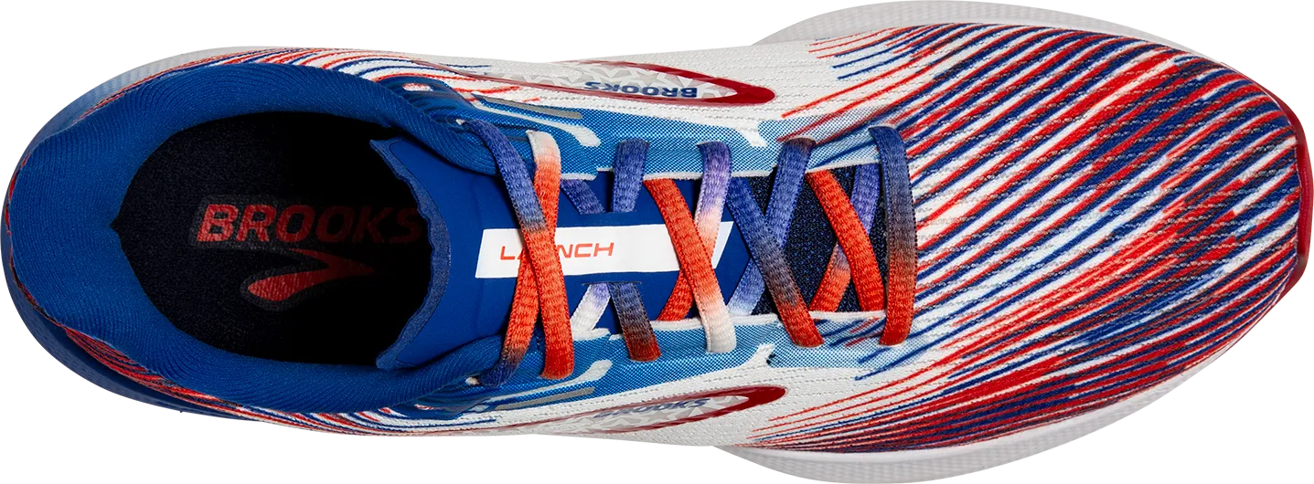 Women’s Launch 10 Run USA (154 - White/Tango/Surf)