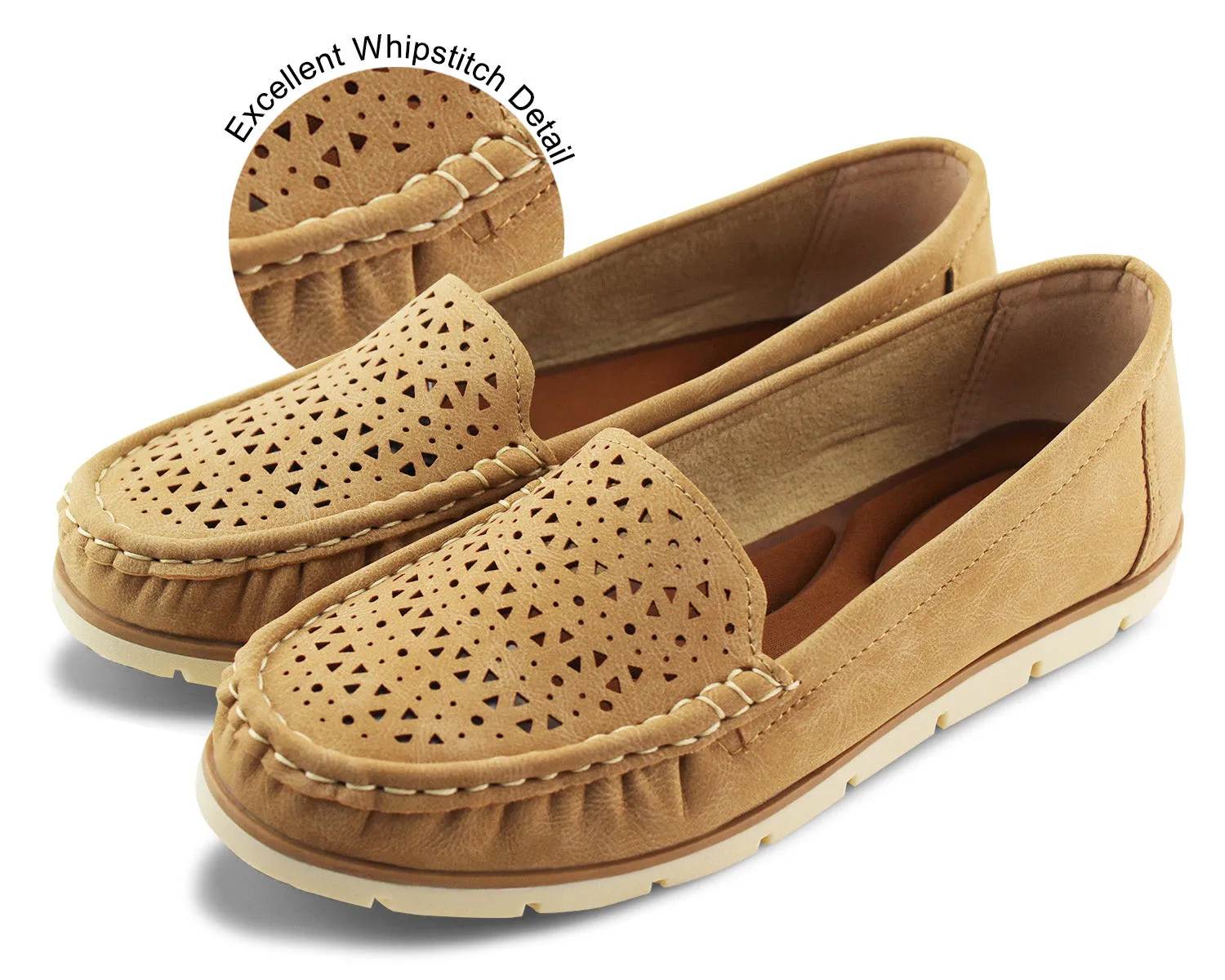 Womens Penny Loafers Slip on Flat