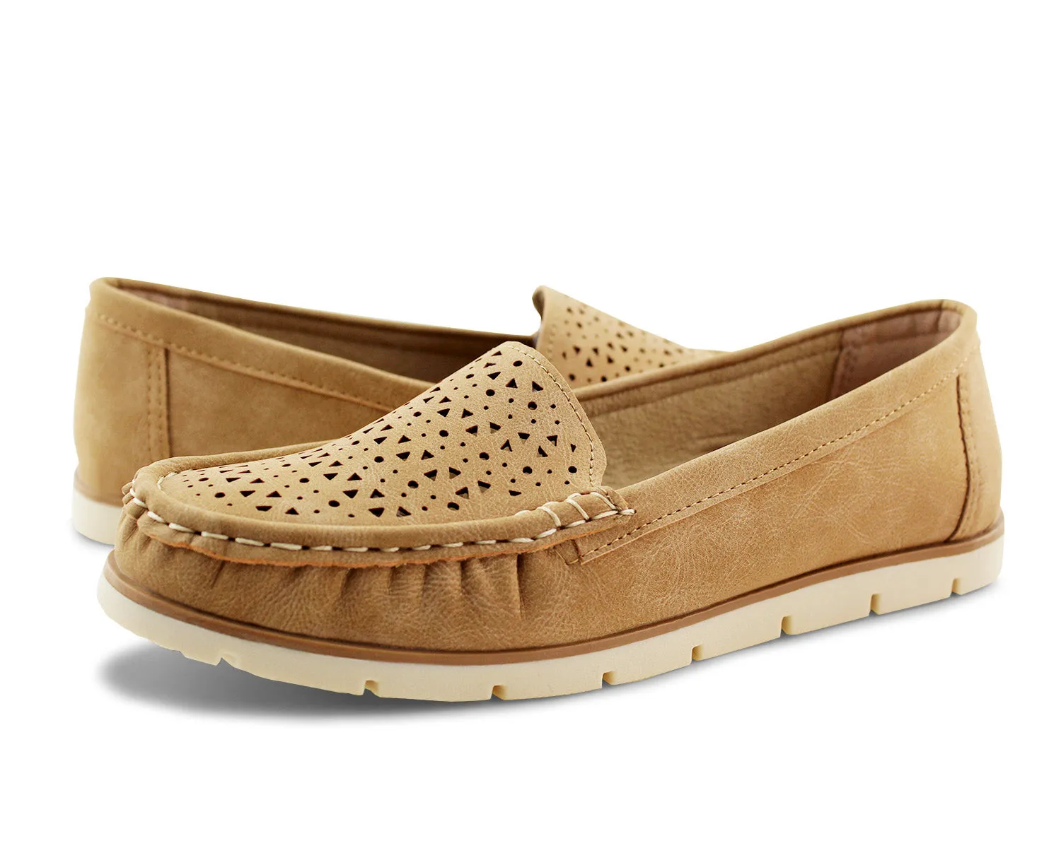 Womens Penny Loafers Slip on Flat