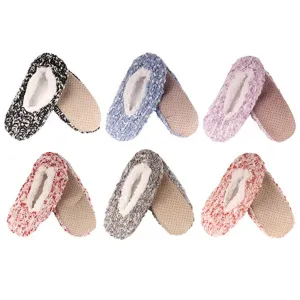 Women's Soft Warm Fuzzy Cozy Anti-Slip Home Slippers Socks