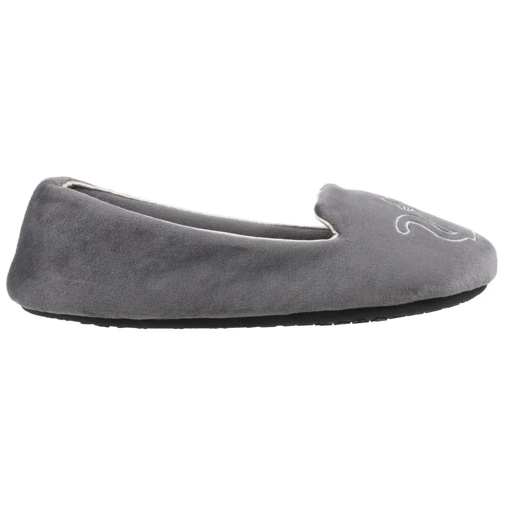 Women’s Velour Conversational Smoking Slippers