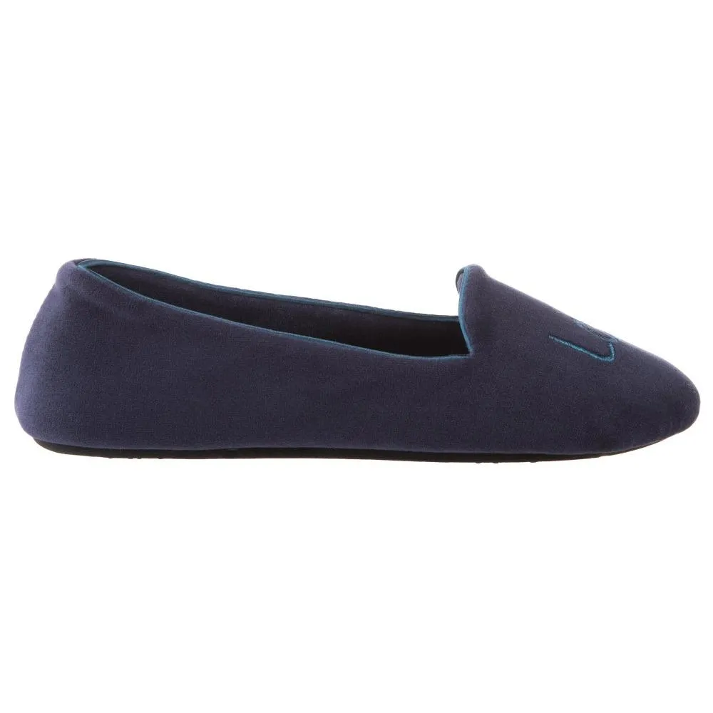 Women’s Velour Conversational Smoking Slippers