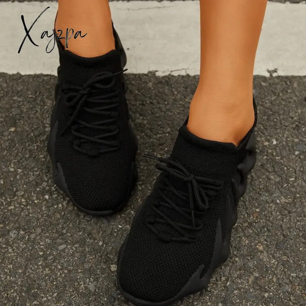 Xajzpa - Women's Casual Fashion Lightweight Sock Sneakers